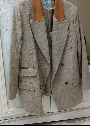 l Beden camel Renk Prada ceket