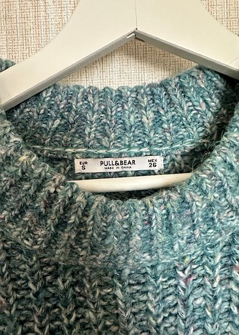 Pull and bear örgü kazak - Görsel 4