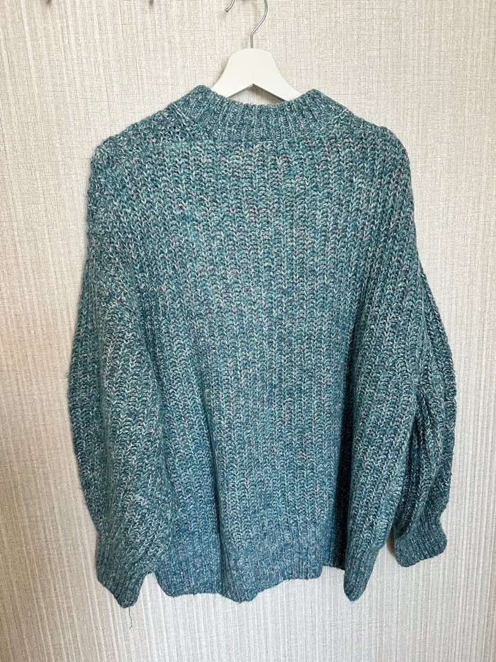 Pull and bear örgü kazak - Görsel 5