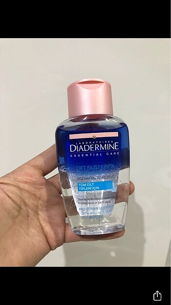 Diadermine makyaj temizleyici çift fazlı