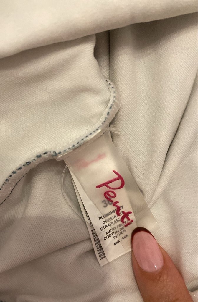 Kareli İnce Askılı Mayo - Görsel 3