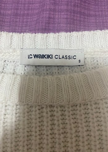 Beyaz Örgü Kadın Kazak - Görsel 4