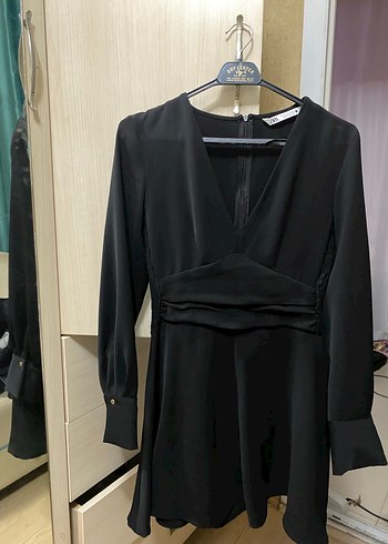 Zara V Yaka Elbise - Görsel 5