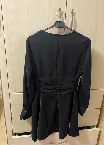 Zara V Yaka Elbise - Görsel 7
