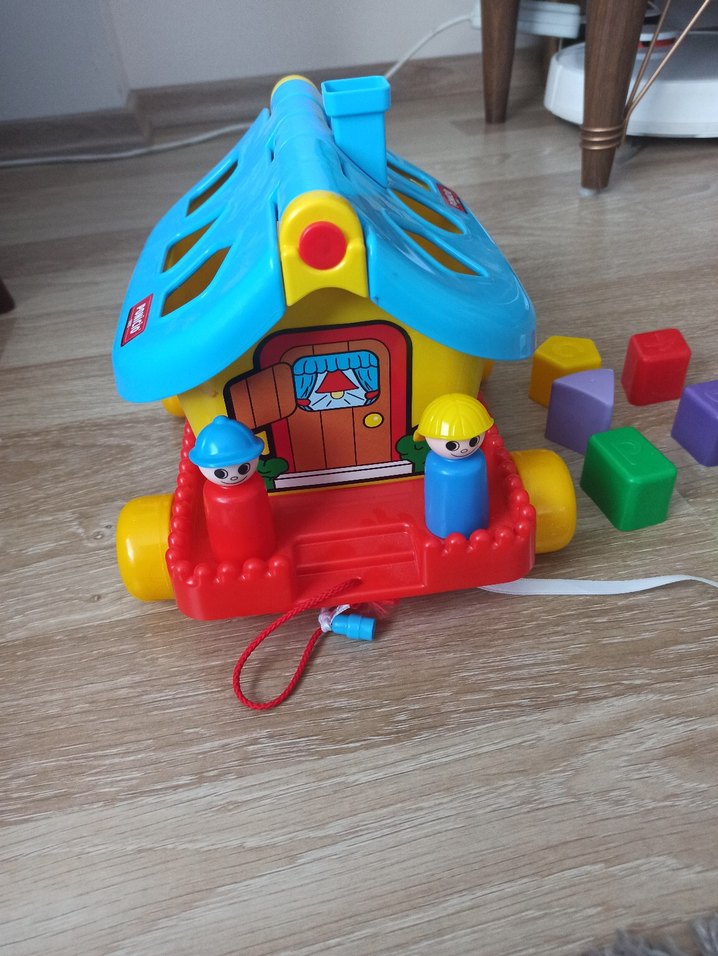 Çok Renkli Eğitici Bloklu Oyuncak Ev - Görsel 5