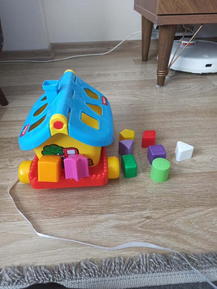 Çok Renkli Eğitici Bloklu Oyuncak Ev - Görsel 4