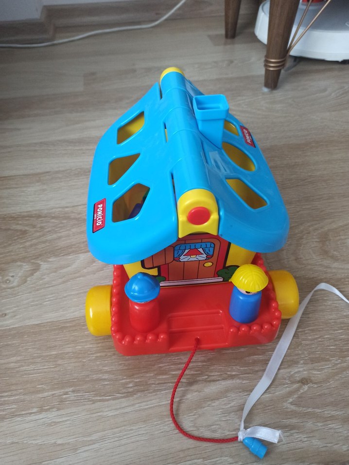 Çok Renkli Eğitici Bloklu Oyuncak Ev - Görsel 3