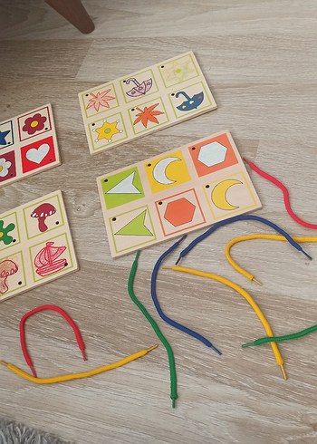 Montessori Eğitici Ahşap Oyuncak Seti - Görsel 7