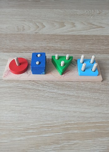 Montessori Eğitici Ahşap Oyuncak Seti - Görsel 2