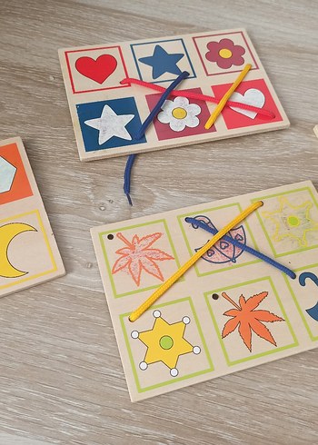 Montessori Eğitici Ahşap Oyuncak Seti - Görsel 5