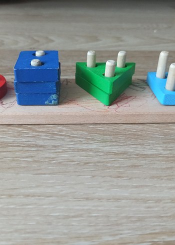 Montessori Eğitici Ahşap Oyuncak Seti - Görsel 3