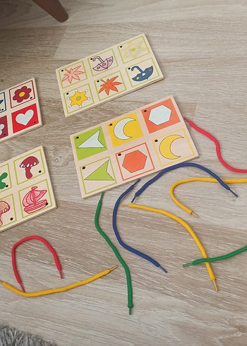 Montessori Eğitici Ahşap Oyuncak Seti - Görsel 6