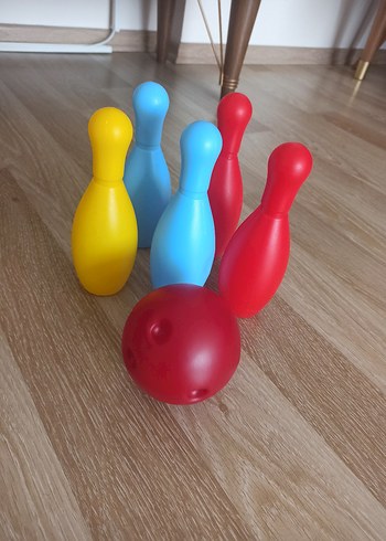  Renkli Plastik Bowling Seti