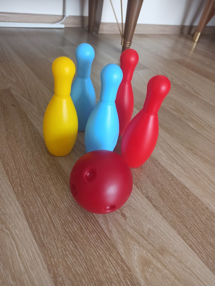 Renkli Plastik Bowling Seti - Görsel 2
