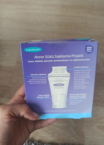 Lansinoh Anne Sütü Saklama Poşeti 25'li - Görsel 5