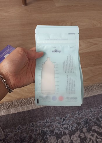 ısı sensörlü Süt Saklama Poşeti - Görsel 4