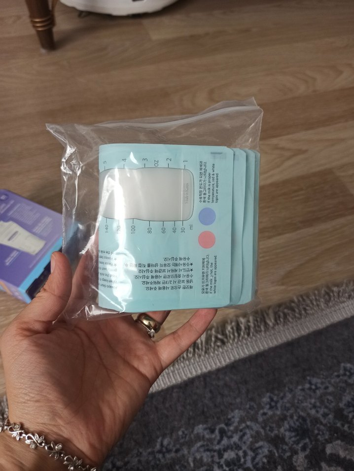 ısı sensörlü Süt Saklama Poşeti - Görsel 3