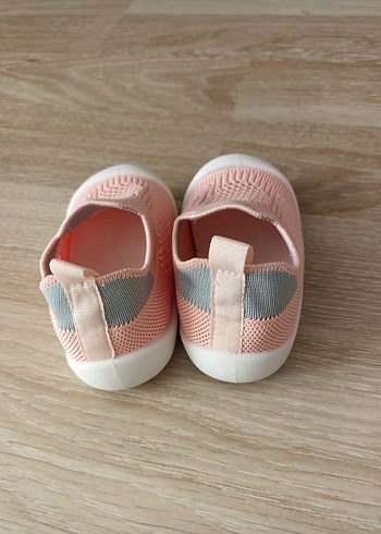 Kız Çocuk Pudra Örgü Spor Ayakkabı - Görsel 3