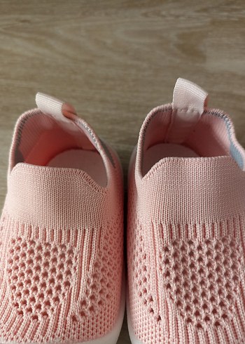 Kız Çocuk Pudra Örgü Spor Ayakkabı - Görsel 2