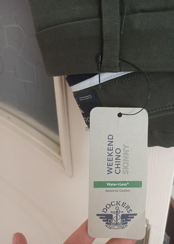 Kadın Haki KetenPantolon - Görsel 3