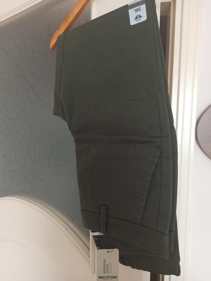 Kadın Haki KetenPantolon - Görsel 4