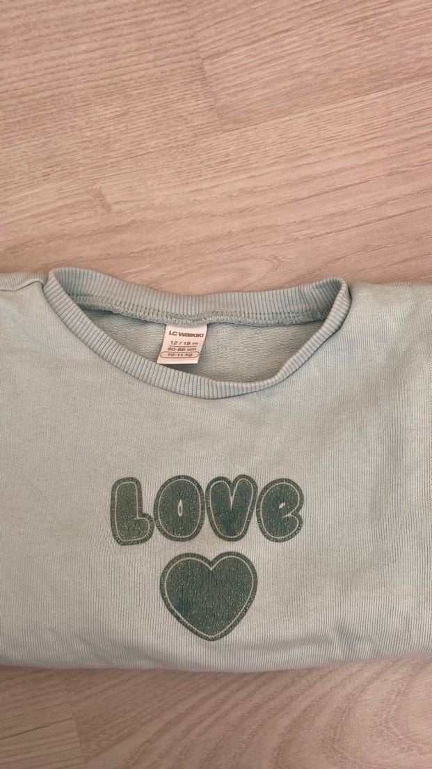 Gri Örgü Desenli Bebek Kız Takımı - Görsel 3