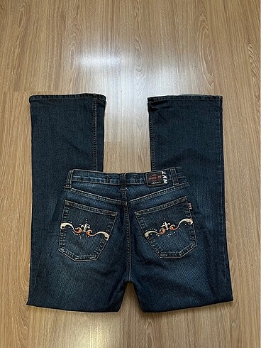 Vintage koyu jean