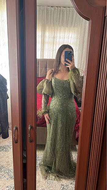 Diğer İşlemeli Haki abiye