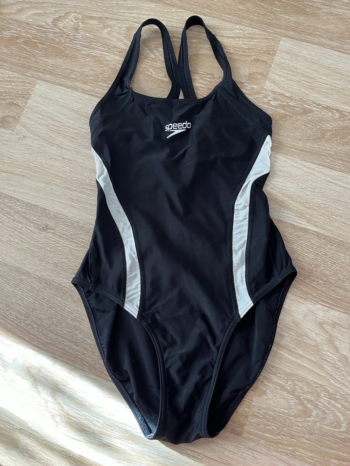 Siyah Speedo Kadın Mayo - Görsel 2