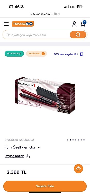 S9600 Silk Seramik Saç Düzleştirici