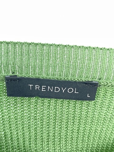 l Beden yeşil Renk Trendyol & Milla Süveter %70 İndirimli.