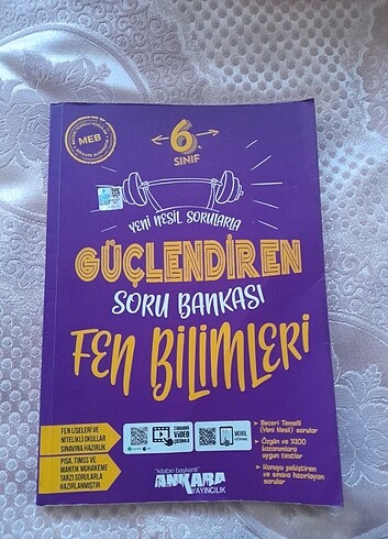 Fen bilimleri 6.sinif soru bankası Ankara yayincilik