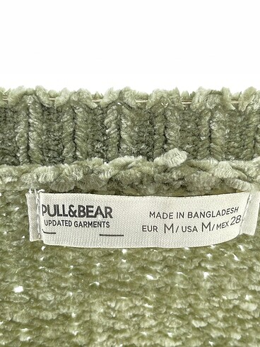 m Beden yeşil Renk Pull and Bear Kazak / Triko %70 İndirimli.