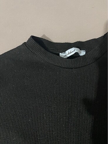 s Beden fitilli siyah crop