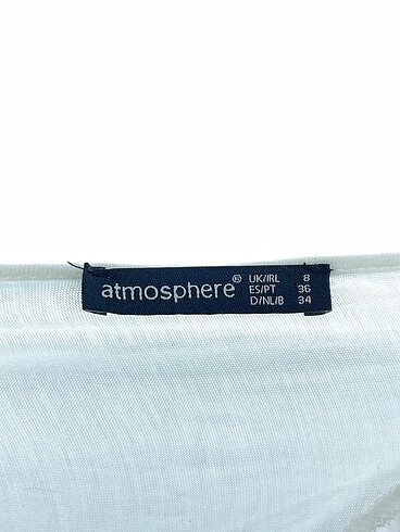 36 Beden beyaz Renk Atmosphere Bluz %70 İndirimli.