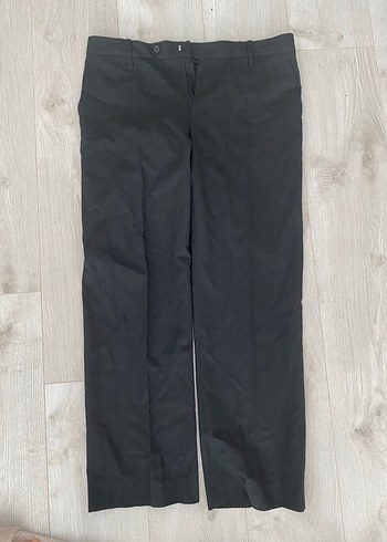 Siyah Regular Fit Erkek Kumaş Pantolon