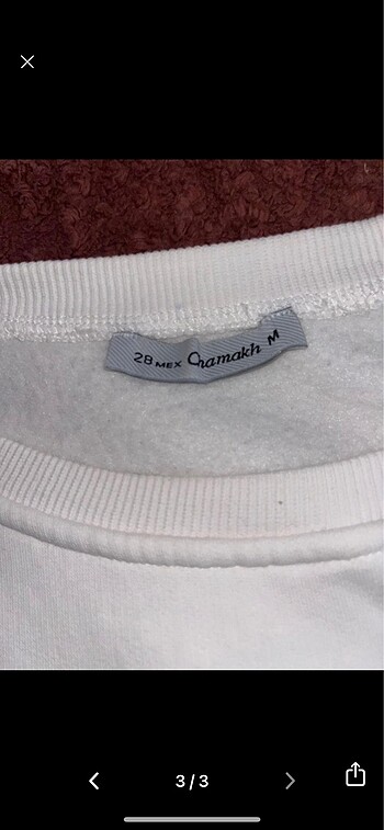 m Beden Yazılı Sweatshirt