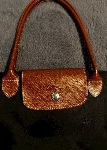 Beden Longchamp L beden siyah kanvas çanta