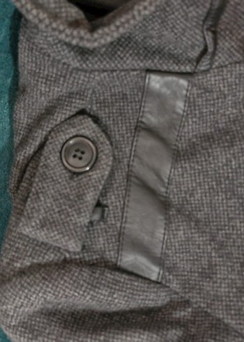 Gri Düğmeli Erkek Ceket - Görsel 4