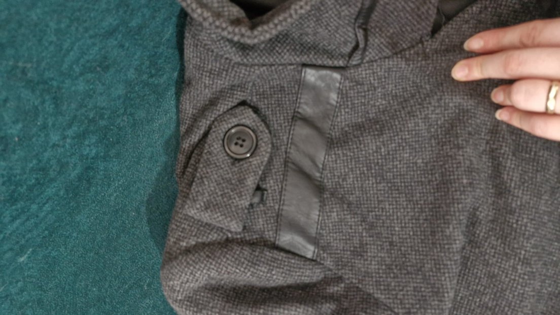 Gri Düğmeli Erkek Ceket - Görsel 4