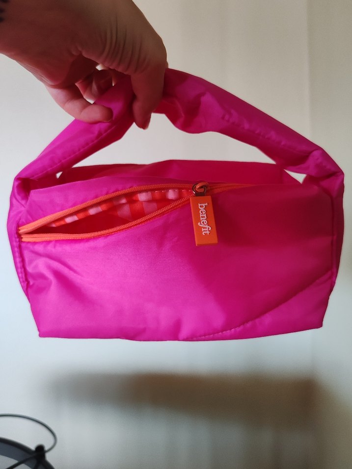 Fermuarlı Pembe Kadın Çantası - Görsel 3