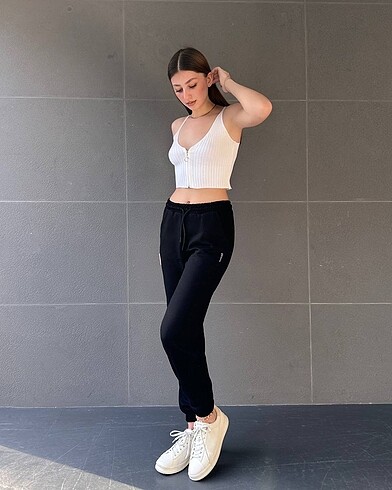 xl Beden Modal Kumaş Jogger Eşofman Alt