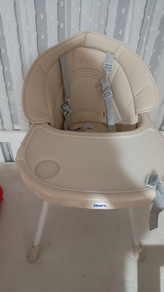 Kraft Bej Bebek Mama Sandalyesi - Görsel 2