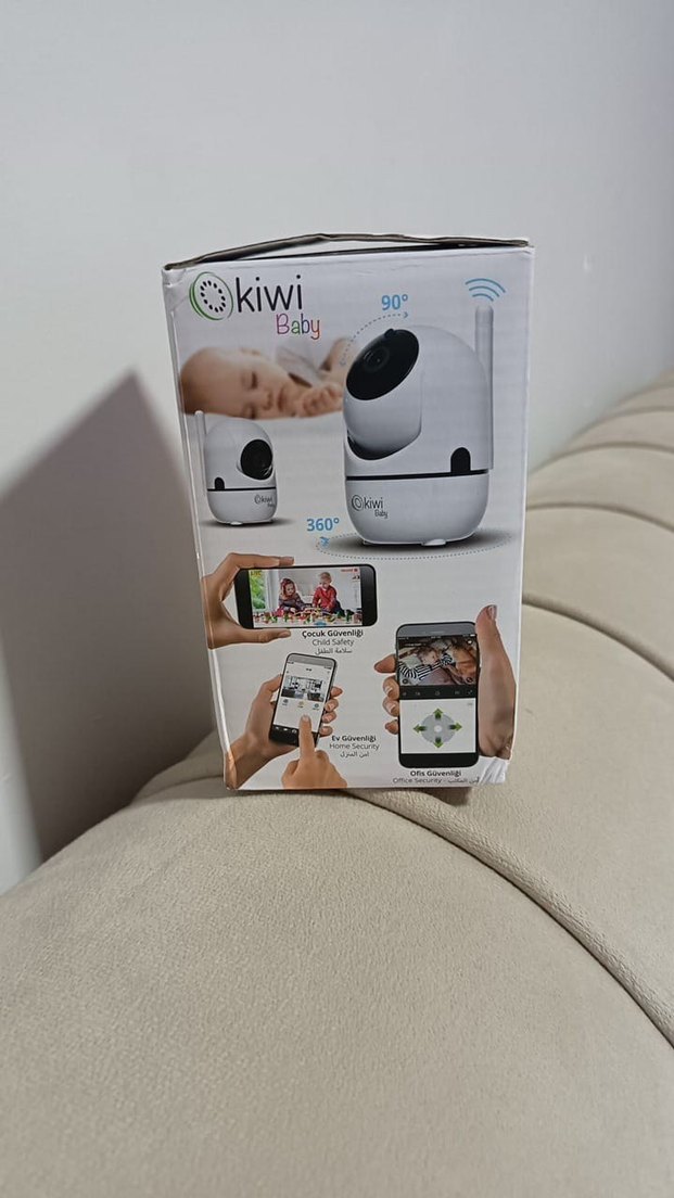 Kiwi Baby Beyaz IP Bebek Kamerası - Görsel 2
