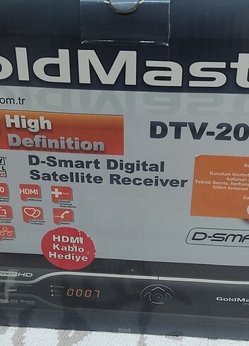 GoldMaster D-Smart DTV-2000 HD Uydu alıcı - Görsel 3