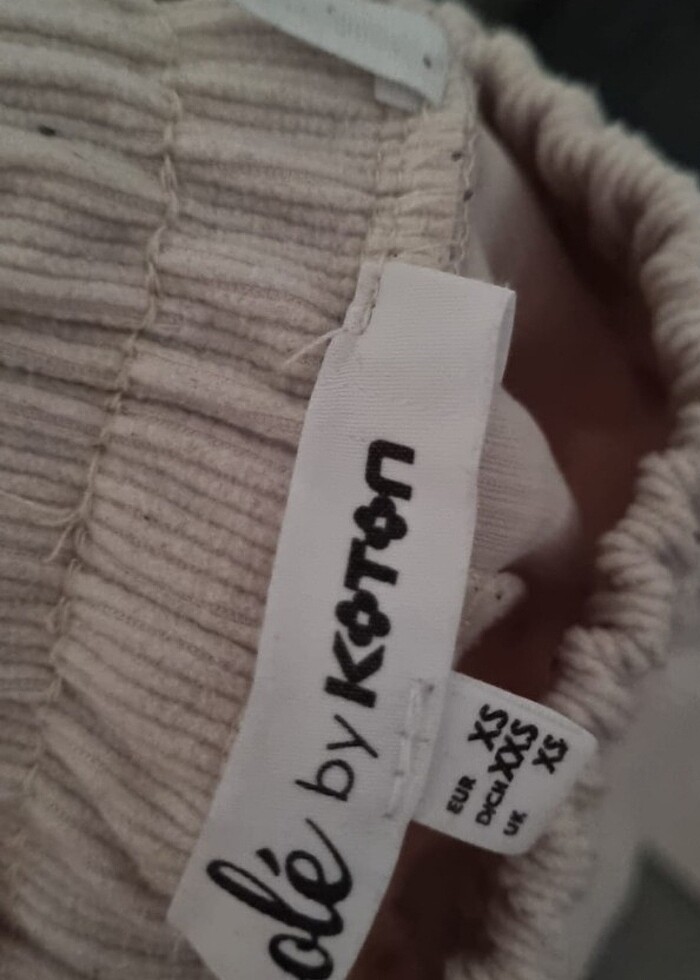 Koton Kadife Jogger Pantolon - Görsel 3