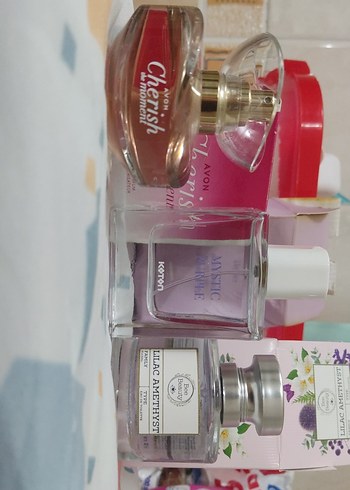 Kadın Parfüm Seti - Lilac Amethyst - Mystic Purple- Avon Cherish - Görsel 3