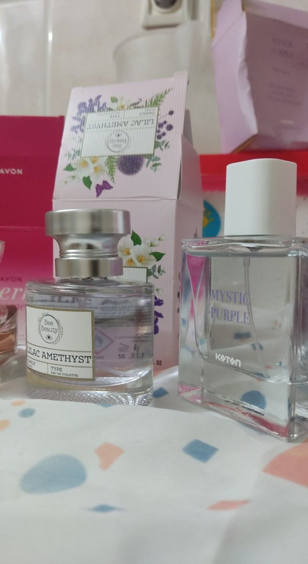 Kadın Parfüm Seti - Lilac Amethyst - Mystic Purple- Avon Cherish - Görsel 2