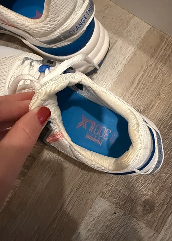 Beyaz Bağcıklı Kadın Spor Ayakkabı - Görsel 6