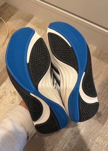 Beyaz Bağcıklı Kadın Spor Ayakkabı - Görsel 5